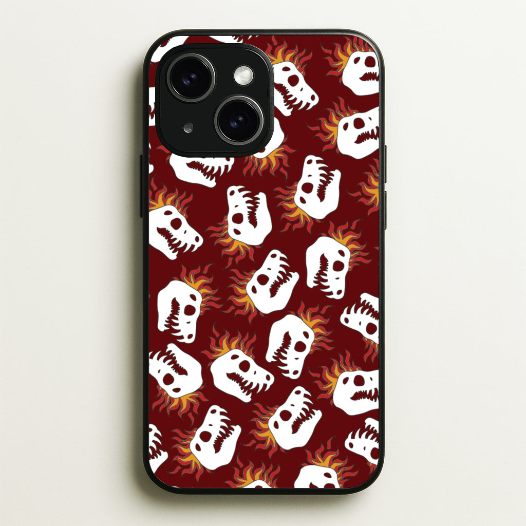 Bone Pattern - Dinosaurs - Dinosaurs Phone Case for iPhone 15 Plus