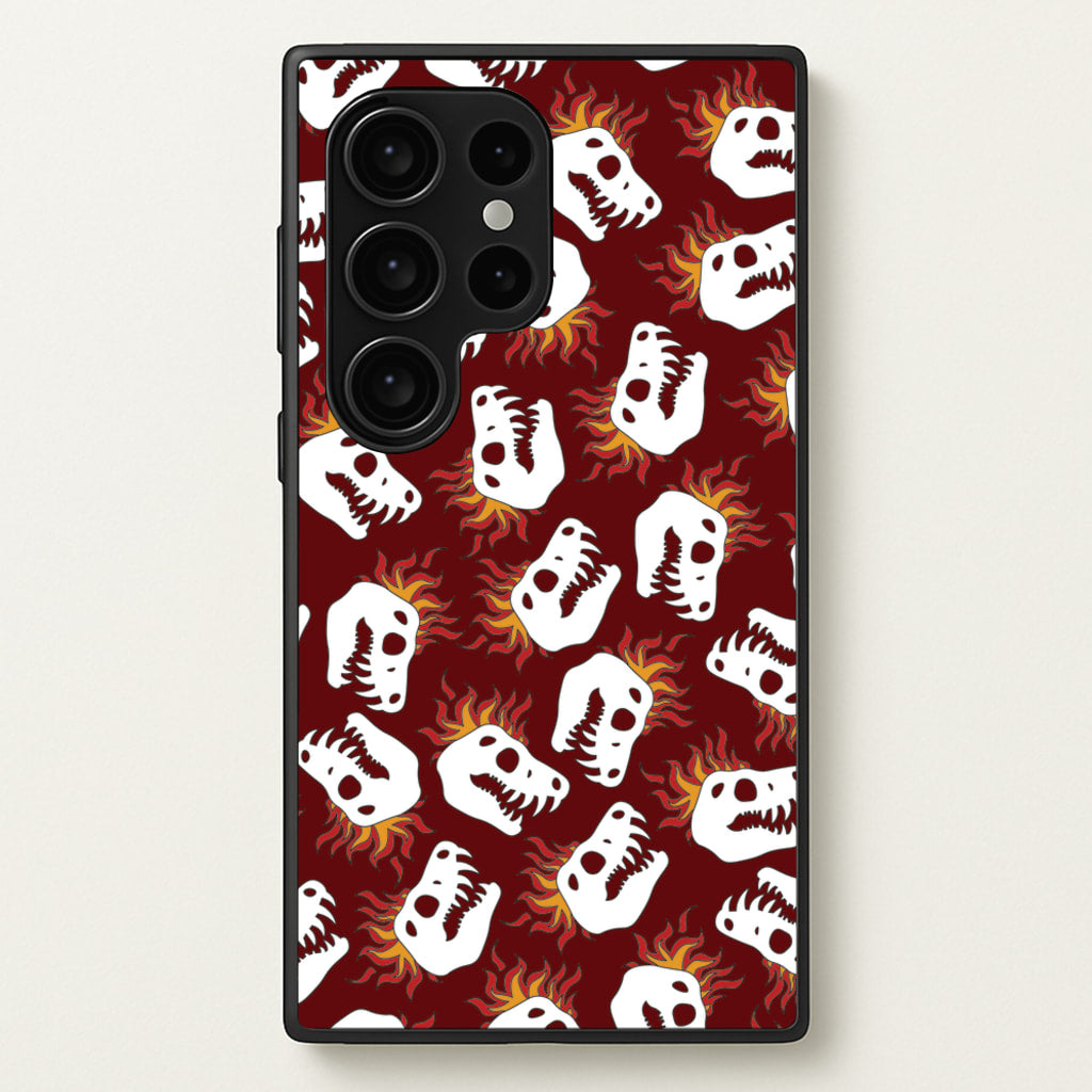 Bone Pattern - Dinosaurs - Dinosaurs Phone Case for Galaxy S24 Ultra