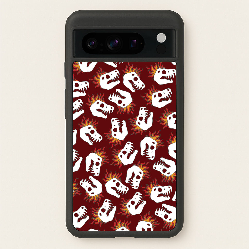 Bone Pattern - Dinosaurs - Dinosaurs Phone Case for Google Pixel 8 Pro