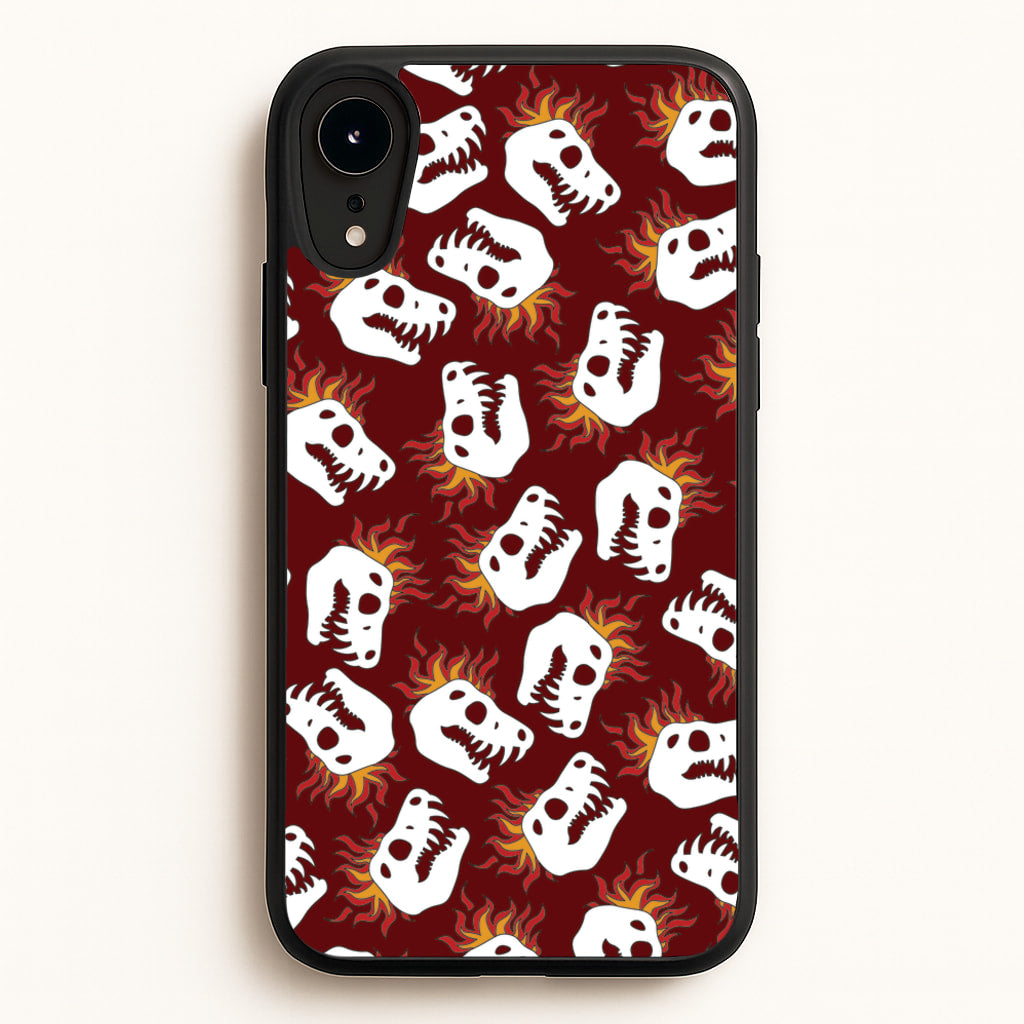 Bone Pattern - Dinosaurs - Dinosaurs Phone Case for iPhone XR
