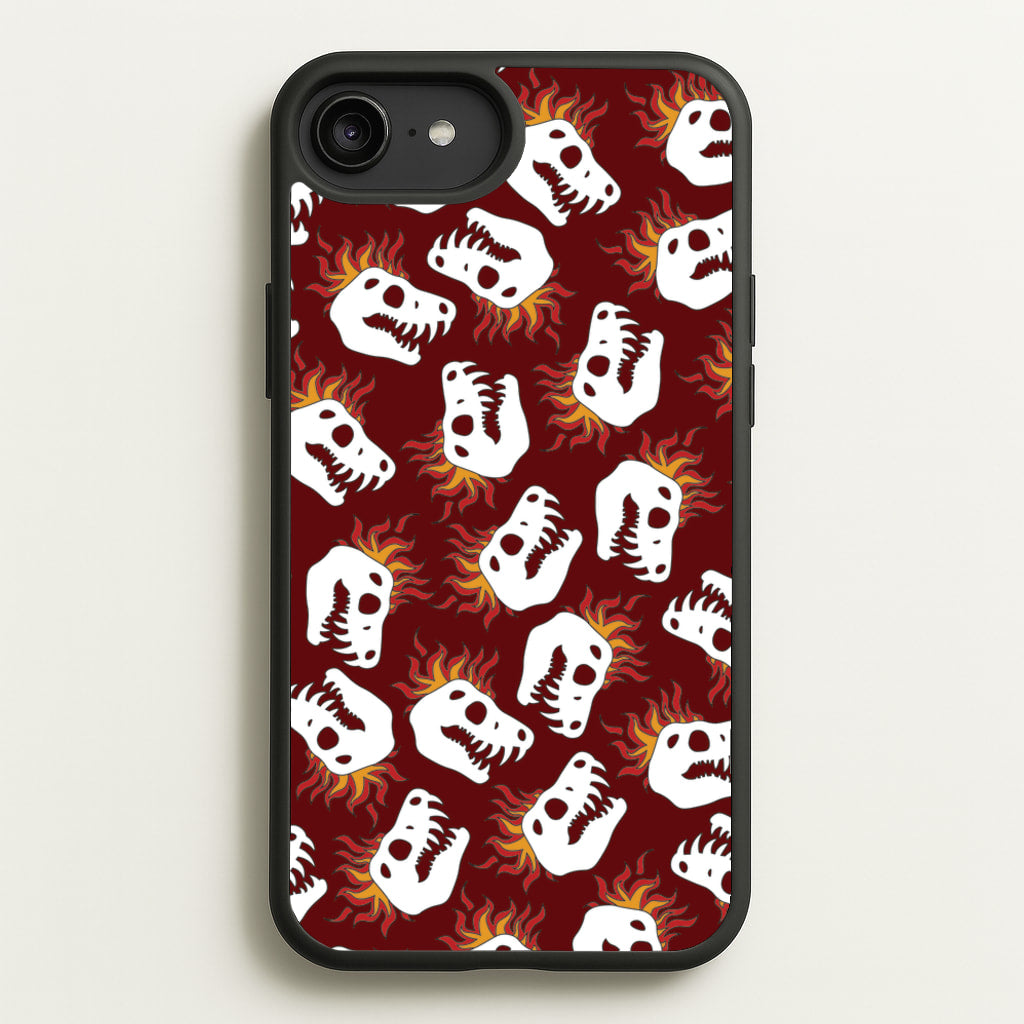 Bone Pattern - Dinosaurs - Dinosaurs Phone Case for iPhone 6 Plus / 7 Plus / 8 Plus