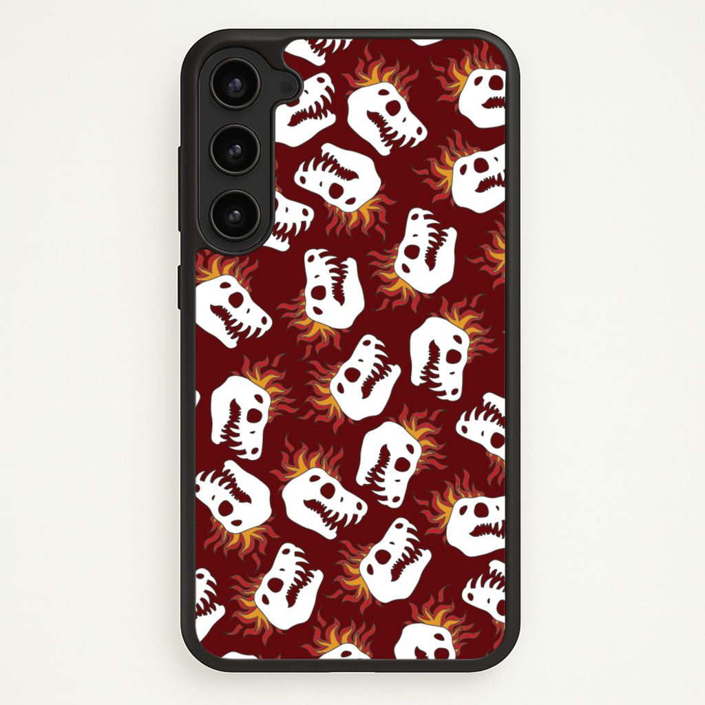 Bone Pattern - Dinosaurs - Dinosaurs Phone Case for Galaxy S23