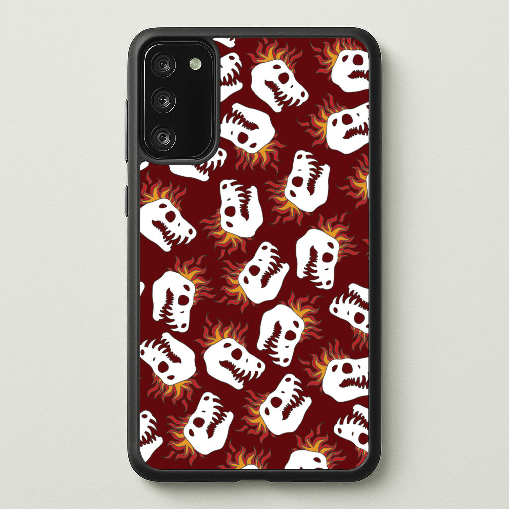 Bone Pattern - Dinosaurs - Dinosaurs Phone Case for Galaxy S20FE