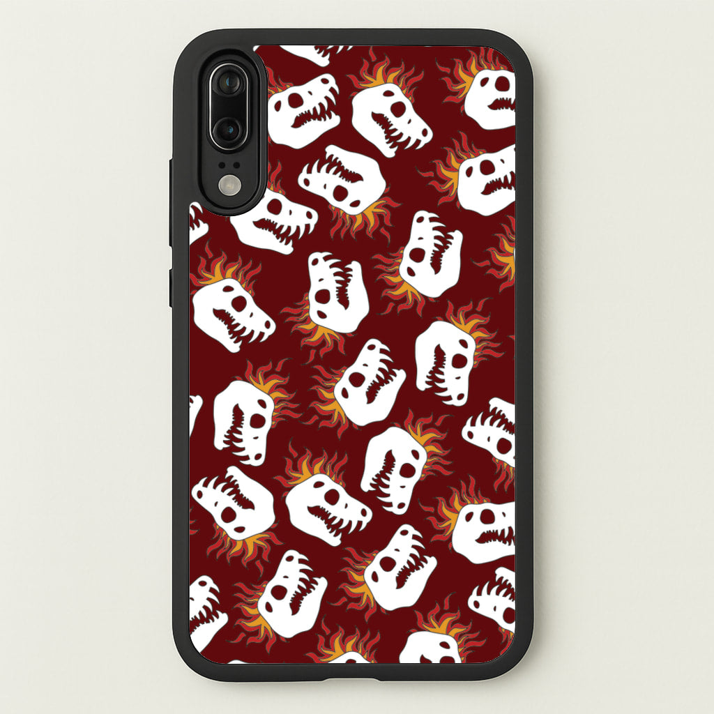 Bone Pattern - Dinosaurs - Dinosaurs Phone Case for Huawei P20