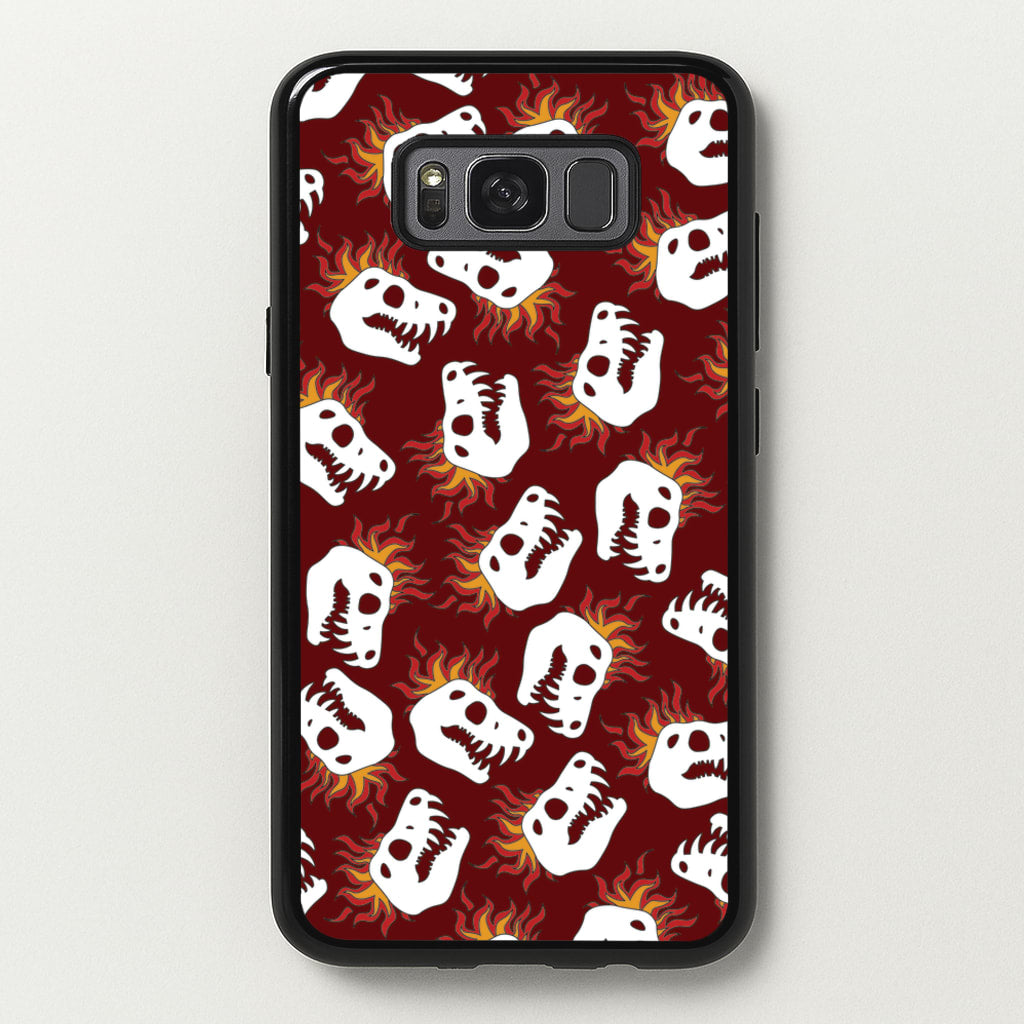 Bone Pattern - Dinosaurs - Dinosaurs Phone Case for Galaxy S8