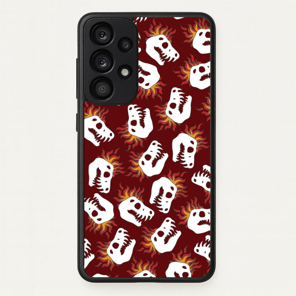 Bone Pattern - Dinosaurs - Dinosaurs Phone Case for Galaxy A33