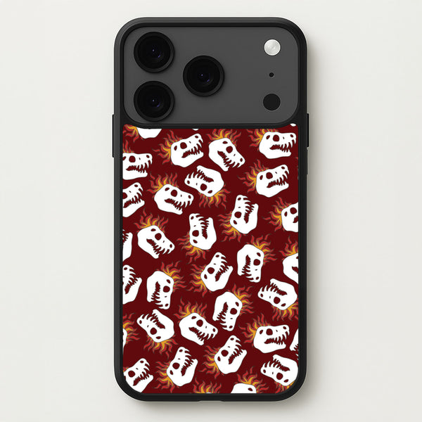 Bone Pattern - Dinosaurs Phone Case for iPhone 17 Pro Max