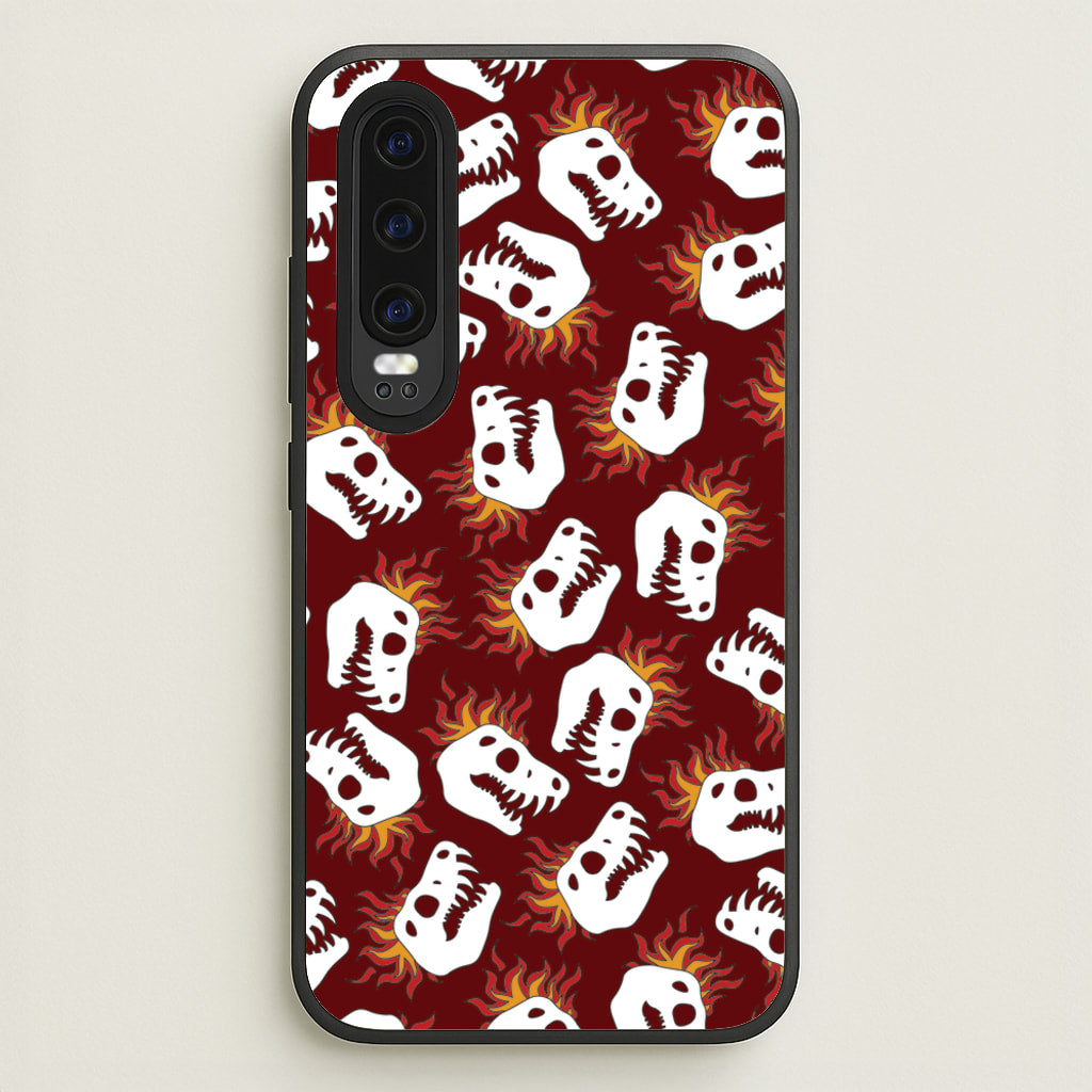 Bone Pattern - Dinosaurs - Dinosaurs Phone Case for Huawei P30