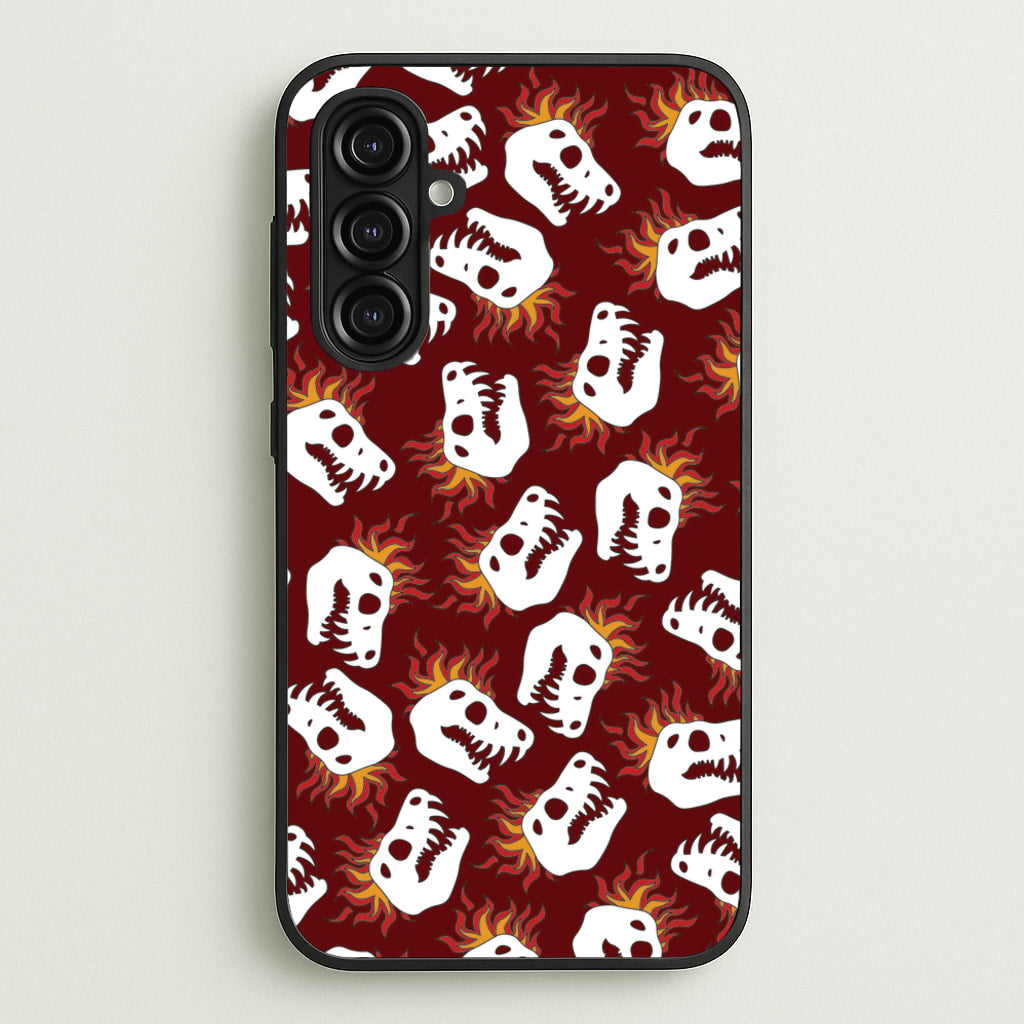 Bone Pattern - Dinosaurs - Dinosaurs Phone Case for Galaxy A16