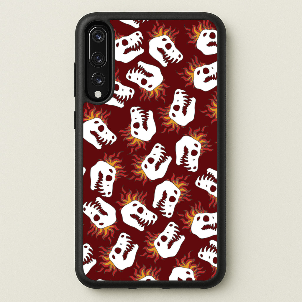 Bone Pattern - Dinosaurs - Dinosaurs Phone Case for Huawei P20 Pro