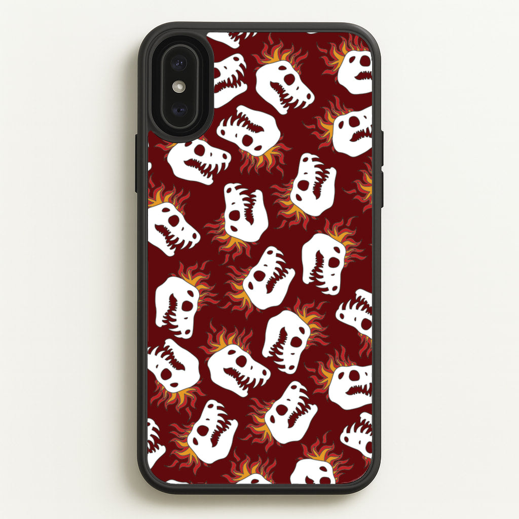 Bone Pattern - Dinosaurs - Dinosaurs Phone Case for iPhone XS Max
