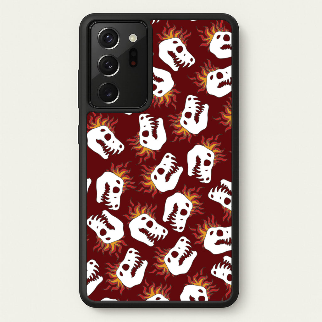 Bone Pattern - Dinosaurs - Dinosaurs Phone Case for Galaxy Note 20 Ultra
