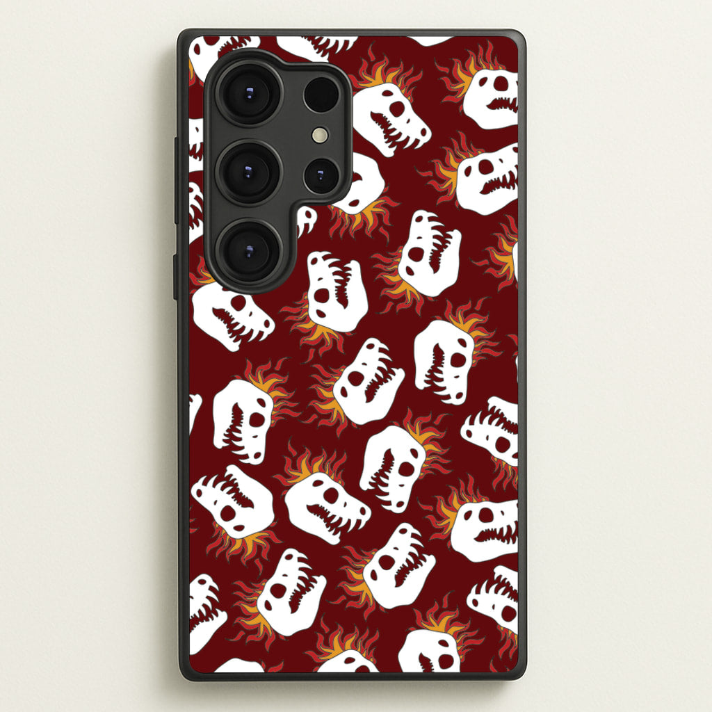 Bone Pattern - Dinosaurs - Dinosaurs Phone Case for Galaxy S25 Ultra