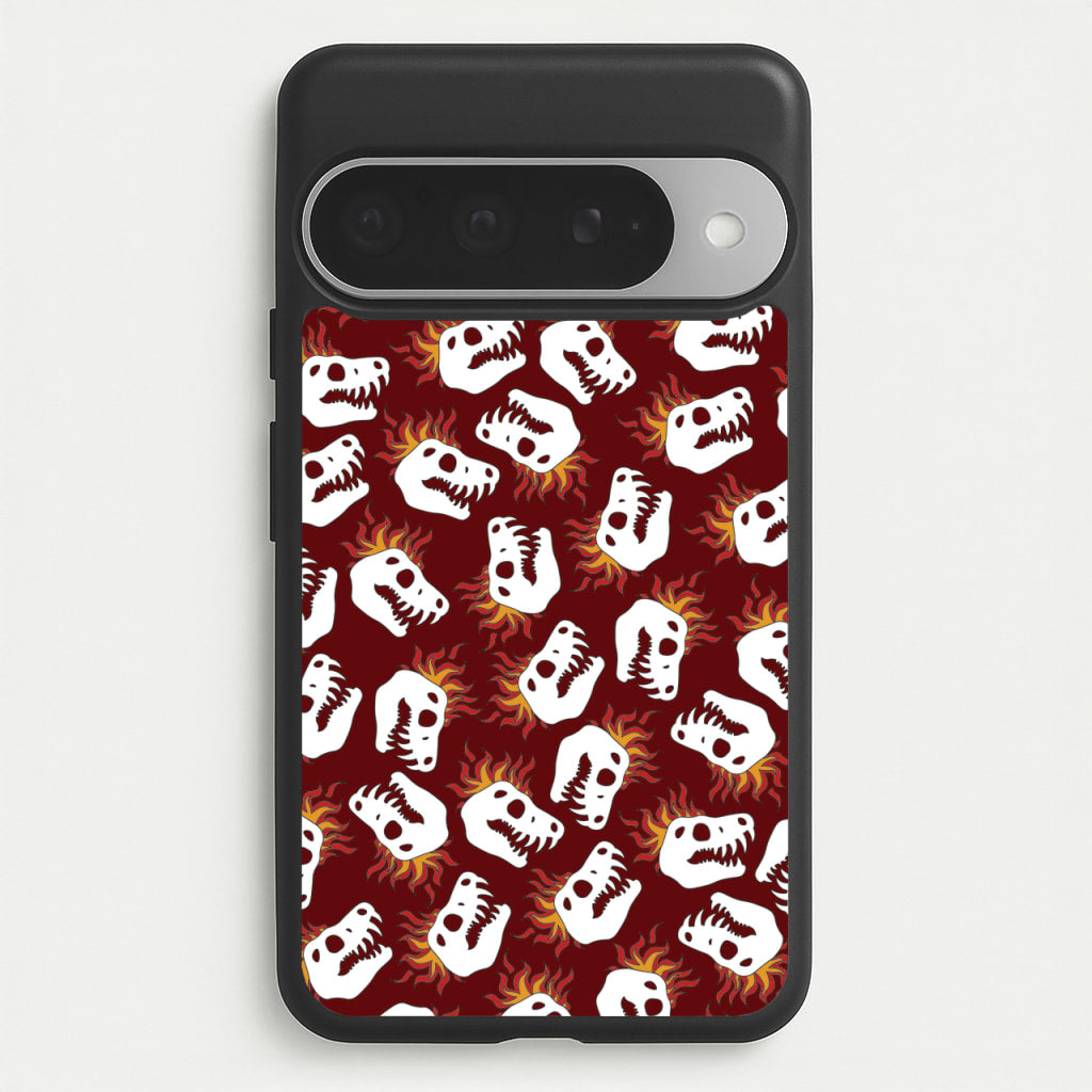 Bone Pattern - Dinosaurs Phone Case for Google Pixel 10 Pro XL