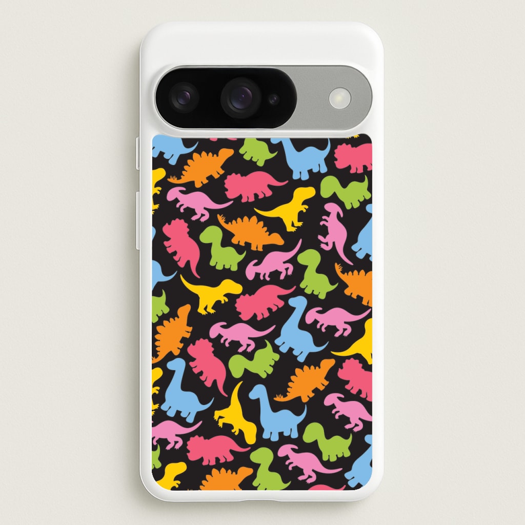 Dinosaurs Collage - Dinosaurs Phone Case for Google Pixel 10 / 10 Pro