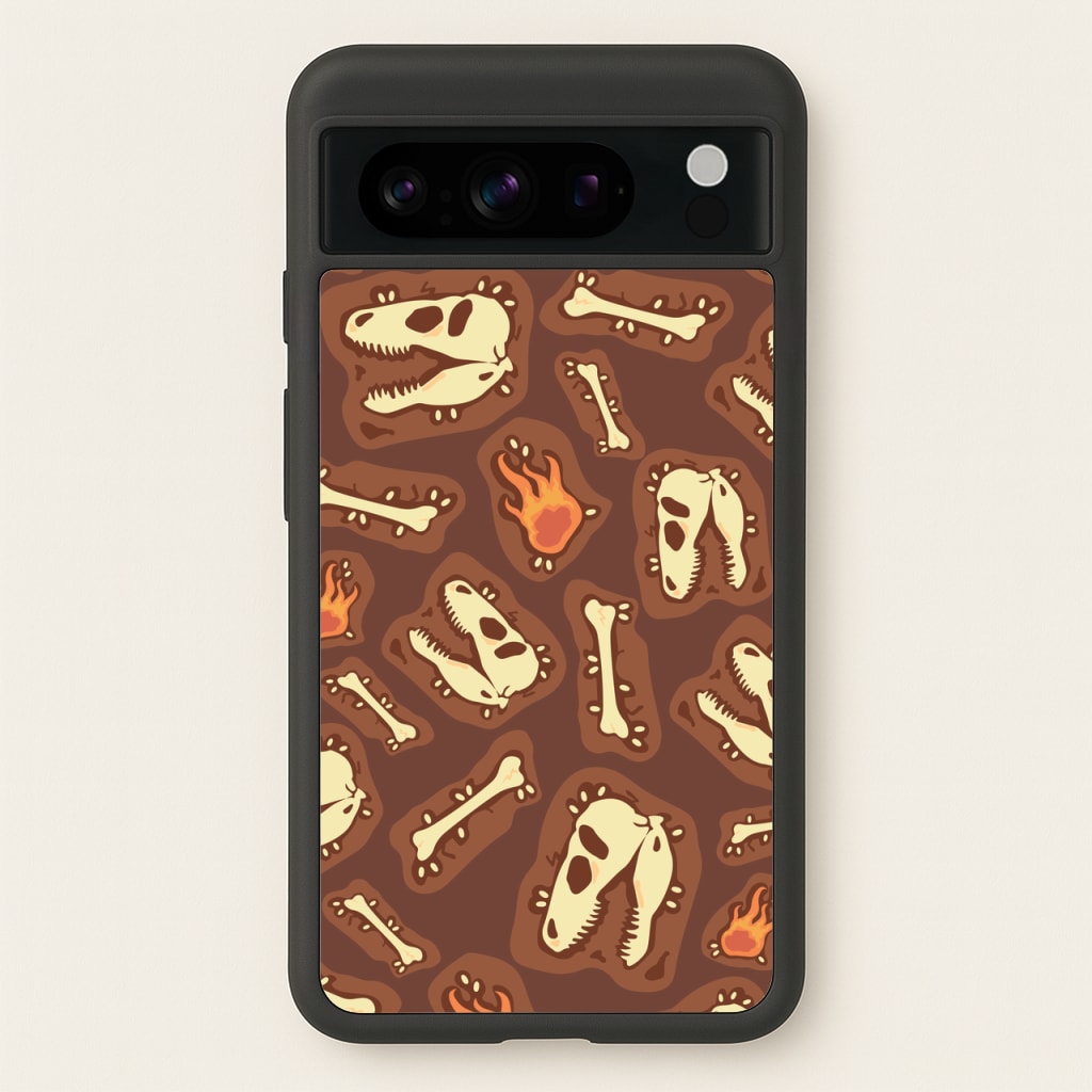 Bones And Skulls - Dinosaurs - Dinosaurs Phone Case for Google Pixel 8 Pro