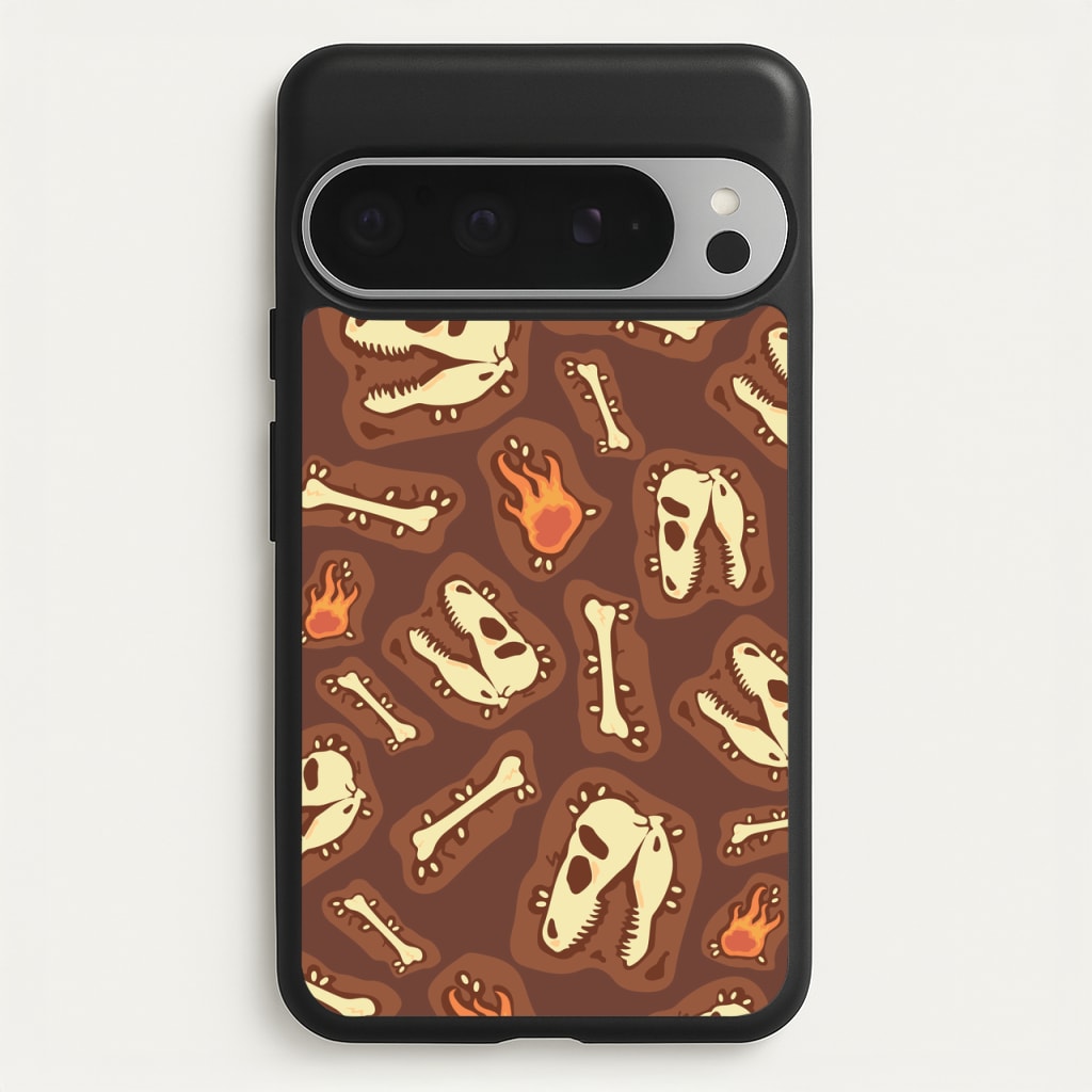Bones And Skulls - Dinosaurs - Dinosaurs Phone Case for Google Pixel 9 Pro XL