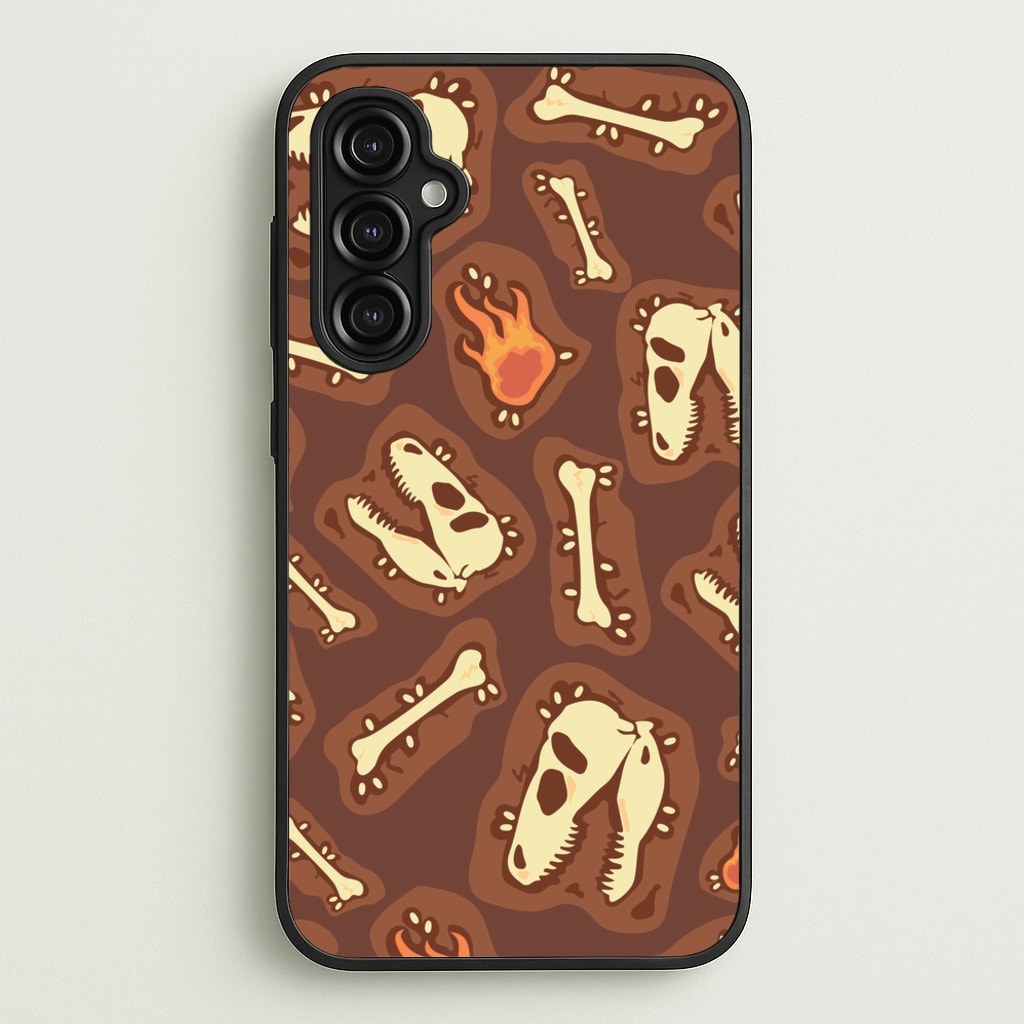 Bones And Skulls - Dinosaurs - Dinosaurs Phone Case for Galaxy A14