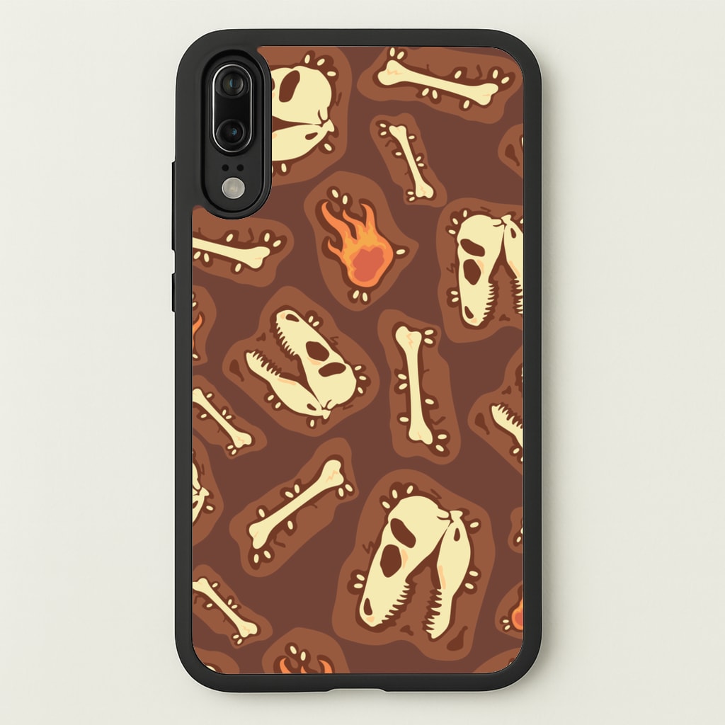 Bones And Skulls - Dinosaurs - Dinosaurs Phone Case for Huawei P20