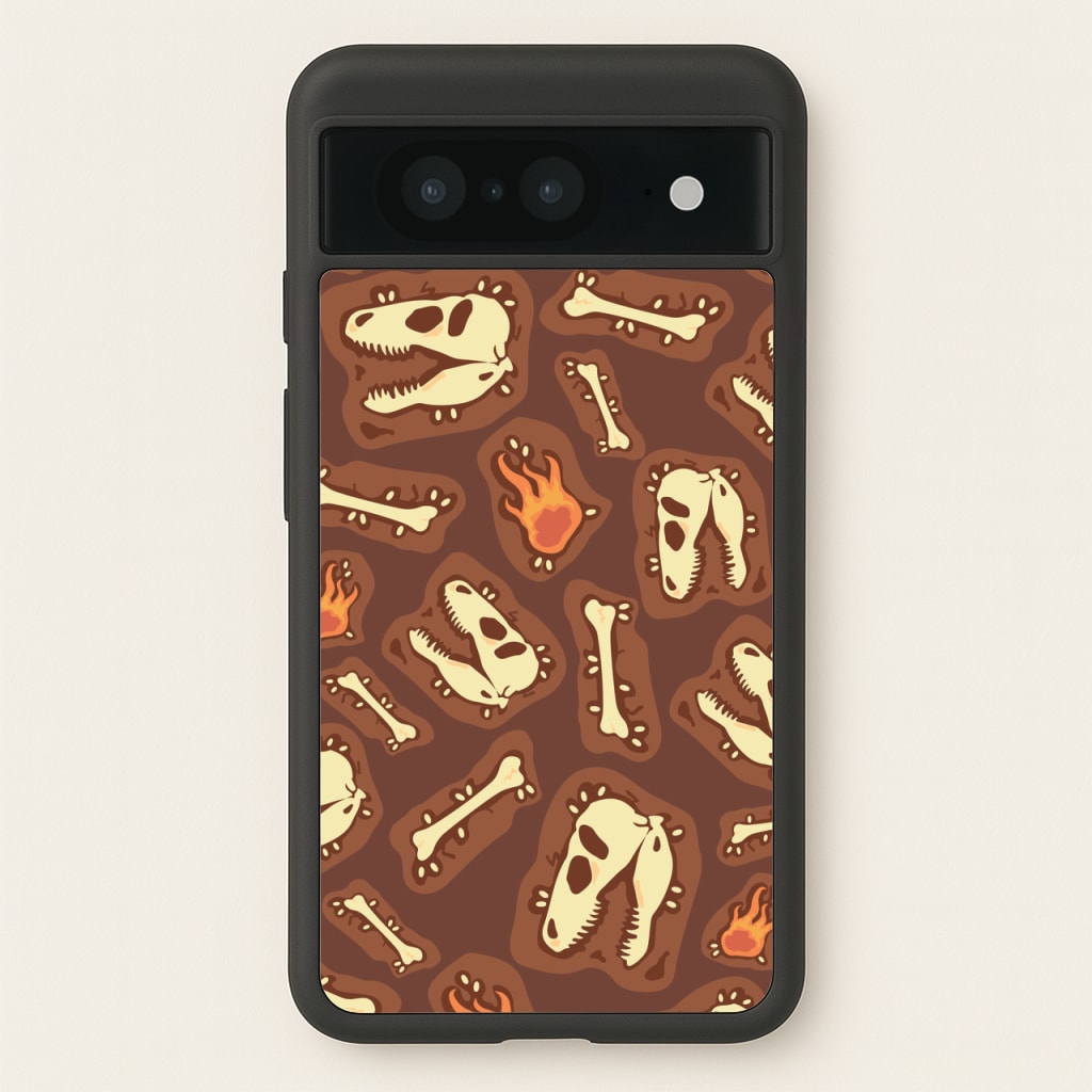 Bones And Skulls - Dinosaurs - Dinosaurs Phone Case for Google Pixel 8