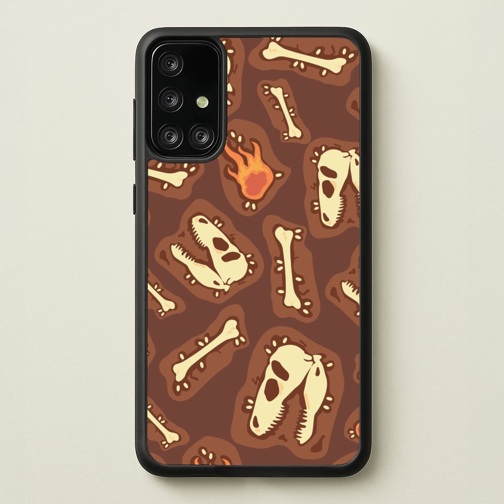 Bones And Skulls - Dinosaurs - Dinosaurs Phone Case for Galaxy A71