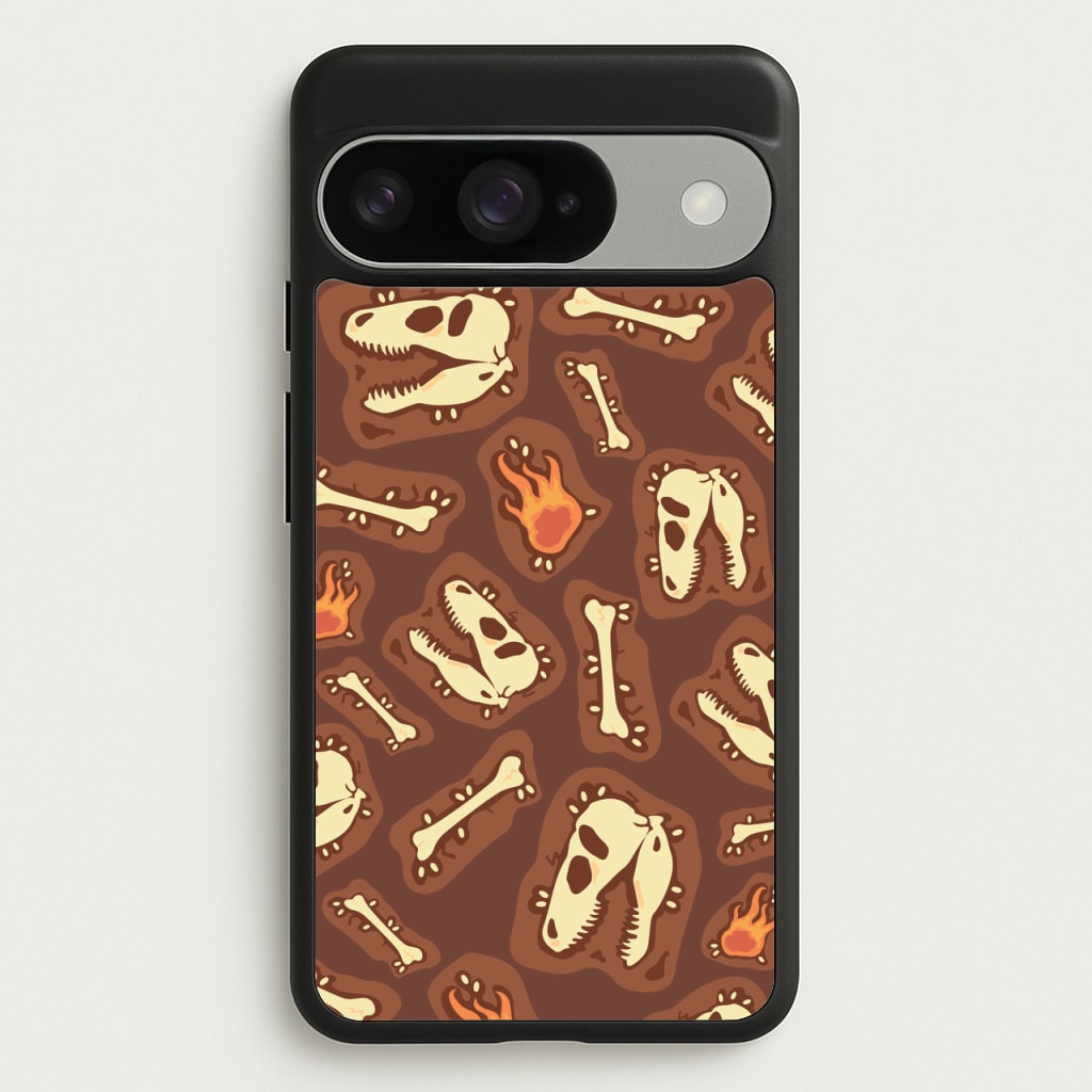 Bones And Skulls - Dinosaurs Phone Case for Google Pixel 10 / 10 Pro