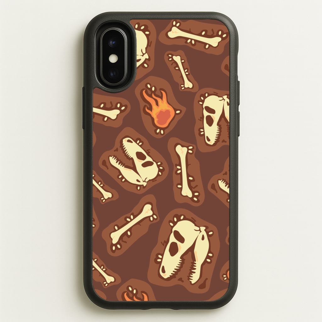 Bones And Skulls - Dinosaurs - Dinosaurs Phone Case for iPhone X / XS