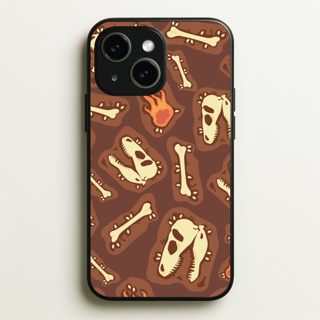 Bones And Skulls - Dinosaurs - Dinosaurs Phone Case for iPhone 15