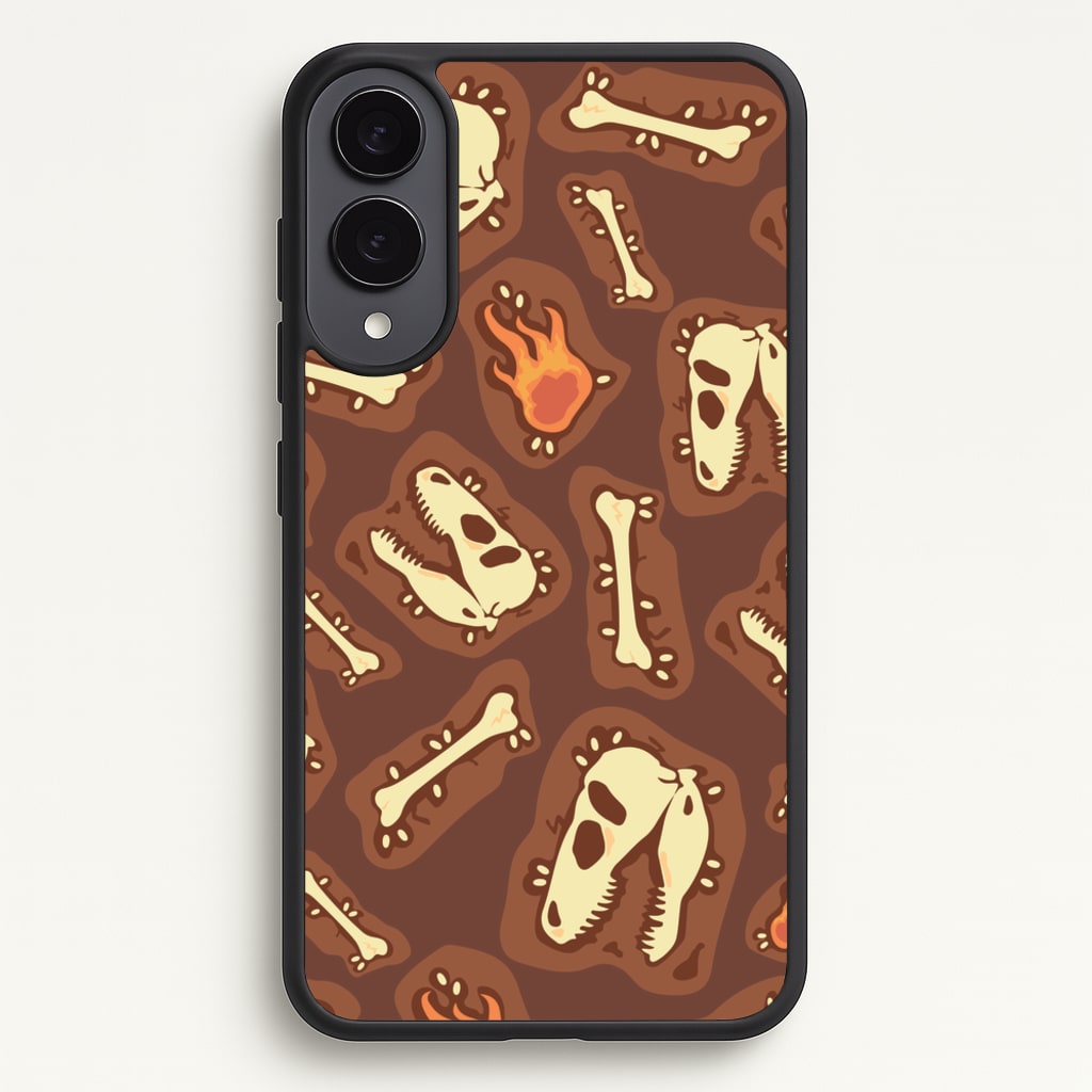 Bones And Skulls - Dinosaurs - Dinosaurs Phone Case for Galaxy S25 Edge