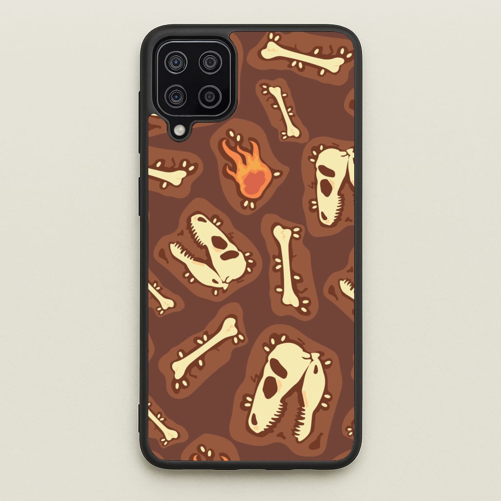 Bones And Skulls - Dinosaurs - Dinosaurs Phone Case for Galaxy A12