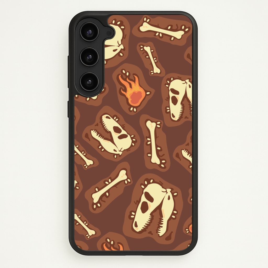 Bones And Skulls - Dinosaurs - Dinosaurs Phone Case for Galaxy S23