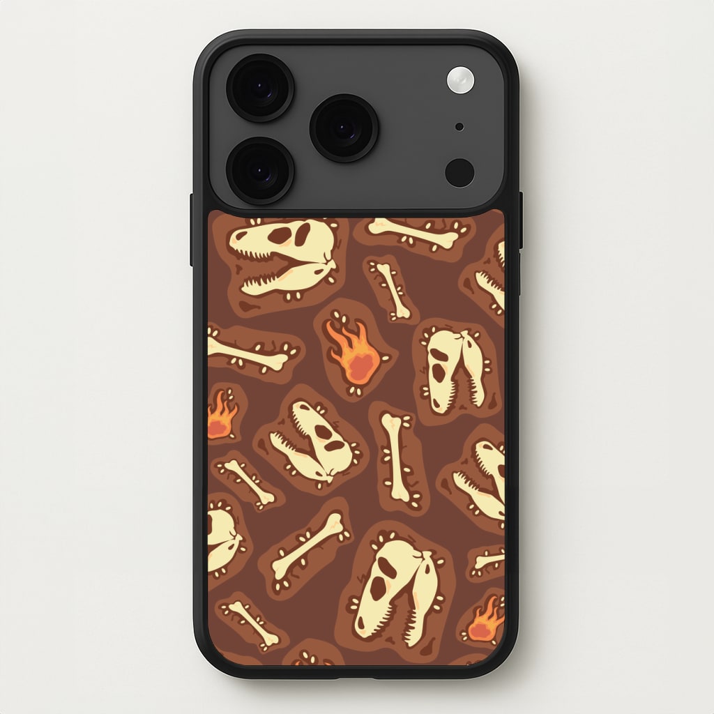 Bones And Skulls - Dinosaurs Phone Case for iPhone 17 Pro
