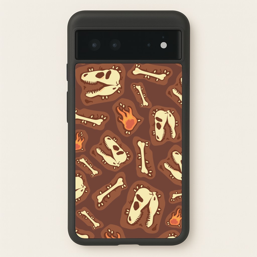 Bones And Skulls - Dinosaurs - Dinosaurs Phone Case for Google Pixel 6