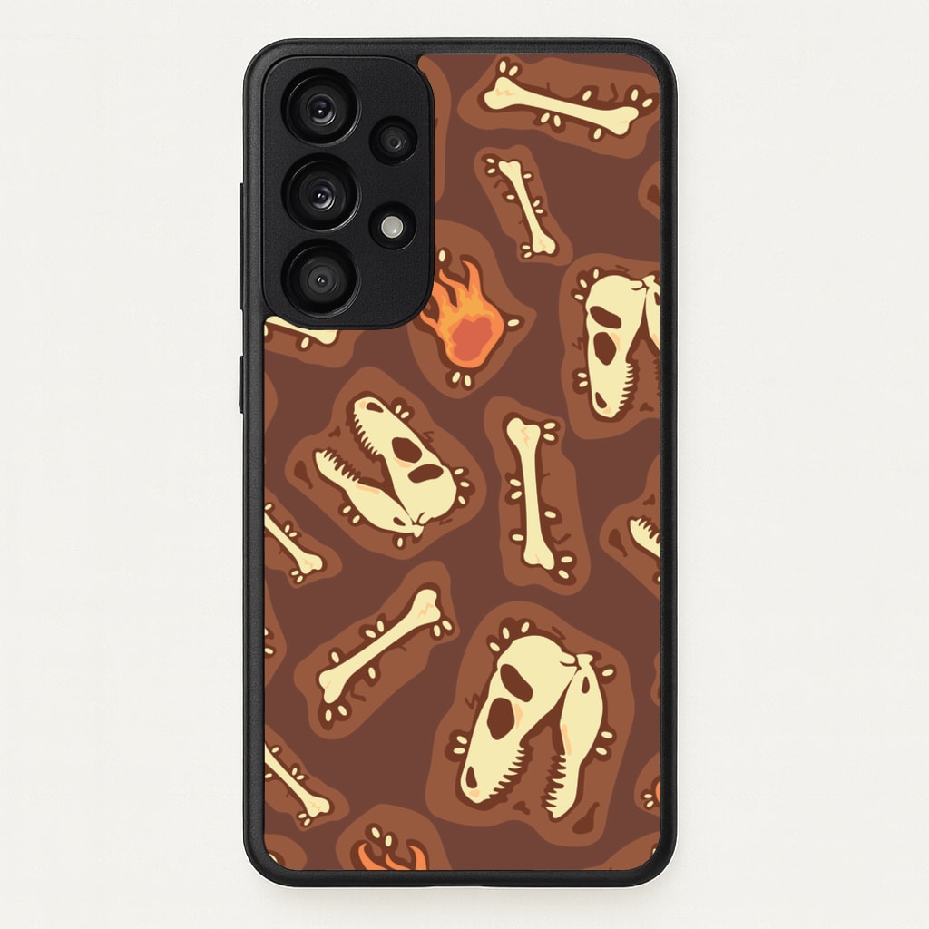 Bones And Skulls - Dinosaurs - Dinosaurs Phone Case for Galaxy A53