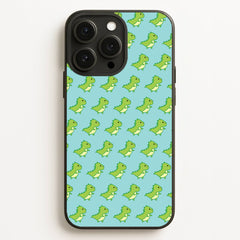 Green Dinosaurs Pattern - Dinosaurs Phone Case