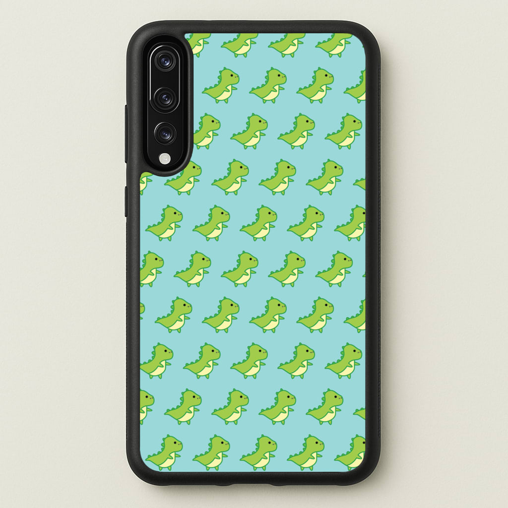 Green Dinosaurs Pattern - Dinosaurs - Dinosaurs Phone Case for Huawei P20 Pro