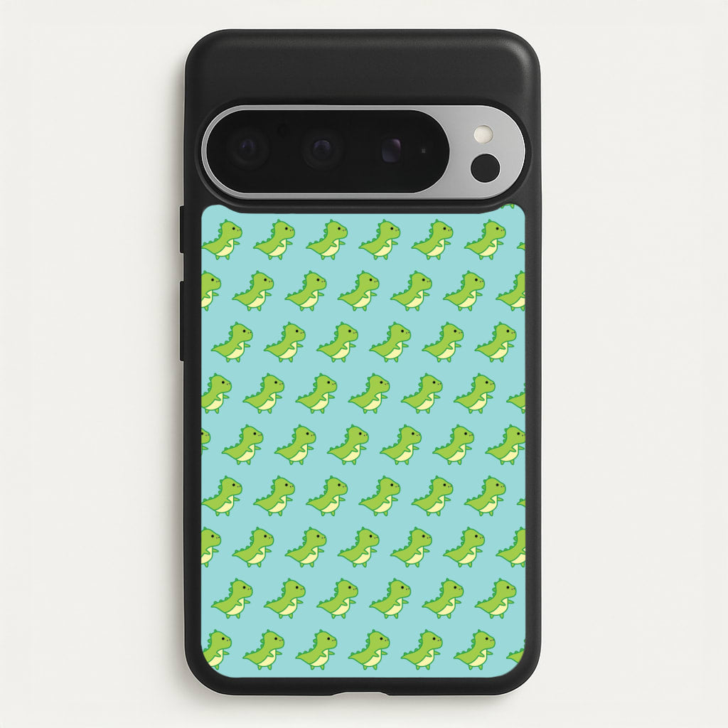 Green Dinosaurs Pattern - Dinosaurs - Dinosaurs Phone Case for Google Pixel 9 Pro XL