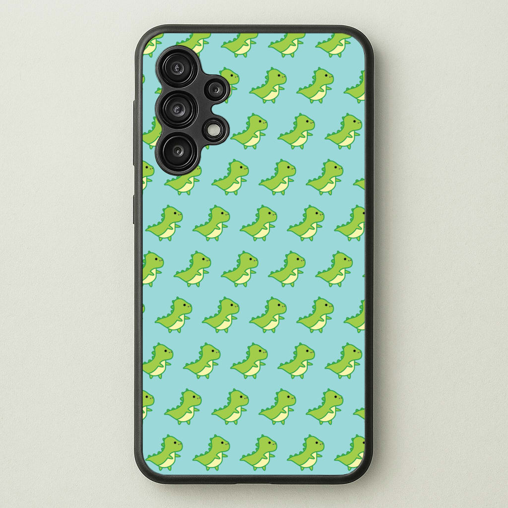Green Dinosaurs Pattern - Dinosaurs - Dinosaurs Phone Case for Galaxy A13