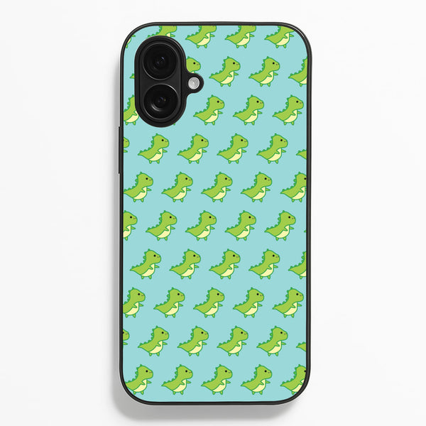 Green Dinosaurs Pattern - Dinosaurs Phone Case