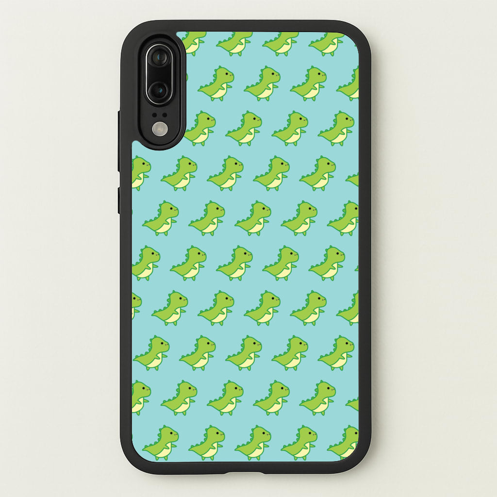 Green Dinosaurs Pattern - Dinosaurs - Dinosaurs Phone Case for Huawei P20