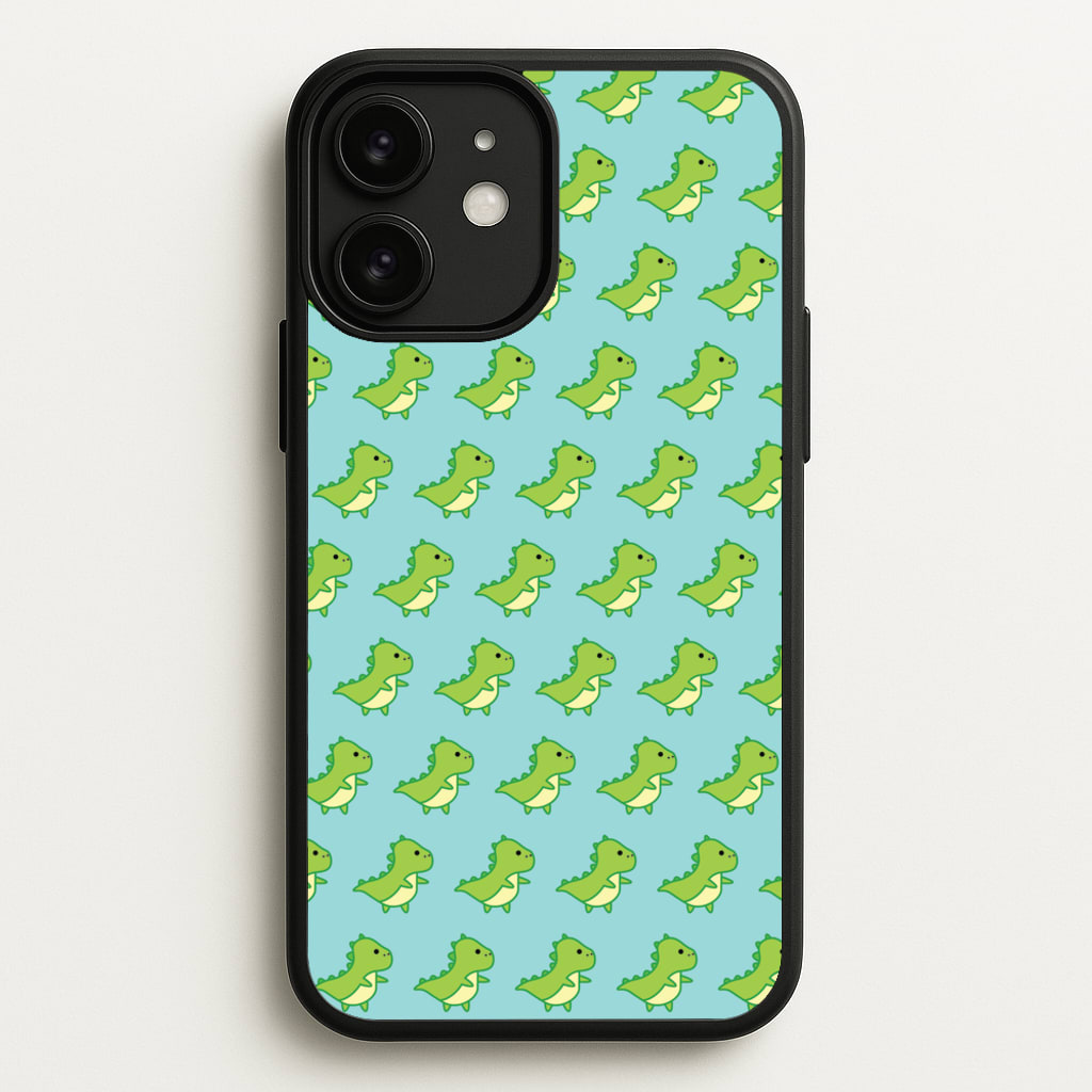Green Dinosaurs Pattern - Dinosaurs - Dinosaurs Phone Case for iPhone 11
