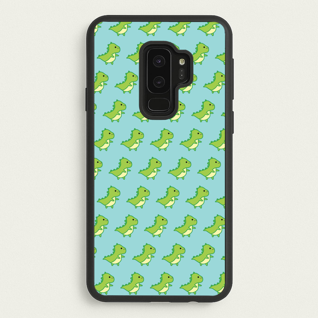 Green Dinosaurs Pattern - Dinosaurs - Dinosaurs Phone Case for Galaxy S9 Plus