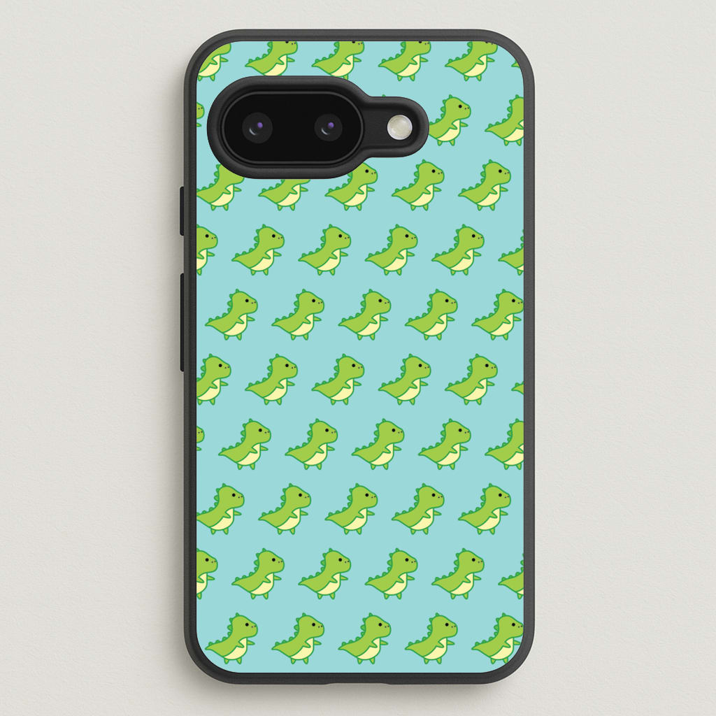 Green Dinosaurs Pattern - Dinosaurs - Dinosaurs Phone Case for Google Pixel 9a