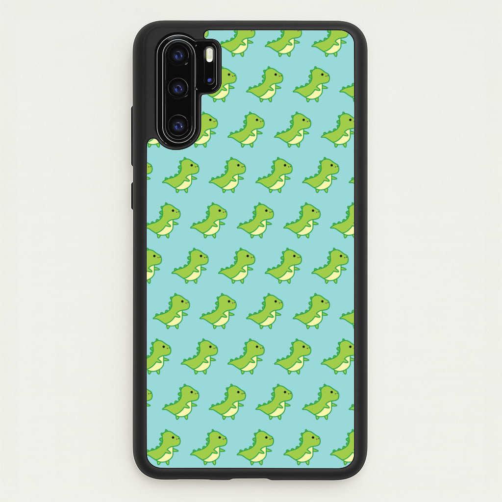 Green Dinosaurs Pattern - Dinosaurs - Dinosaurs Phone Case for Huawei P30 Pro