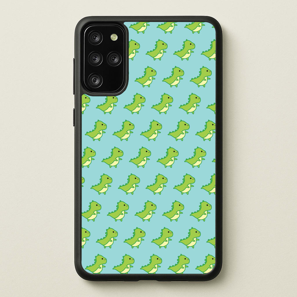 Green Dinosaurs Pattern - Dinosaurs - Dinosaurs Phone Case for Galaxy S20 Plus