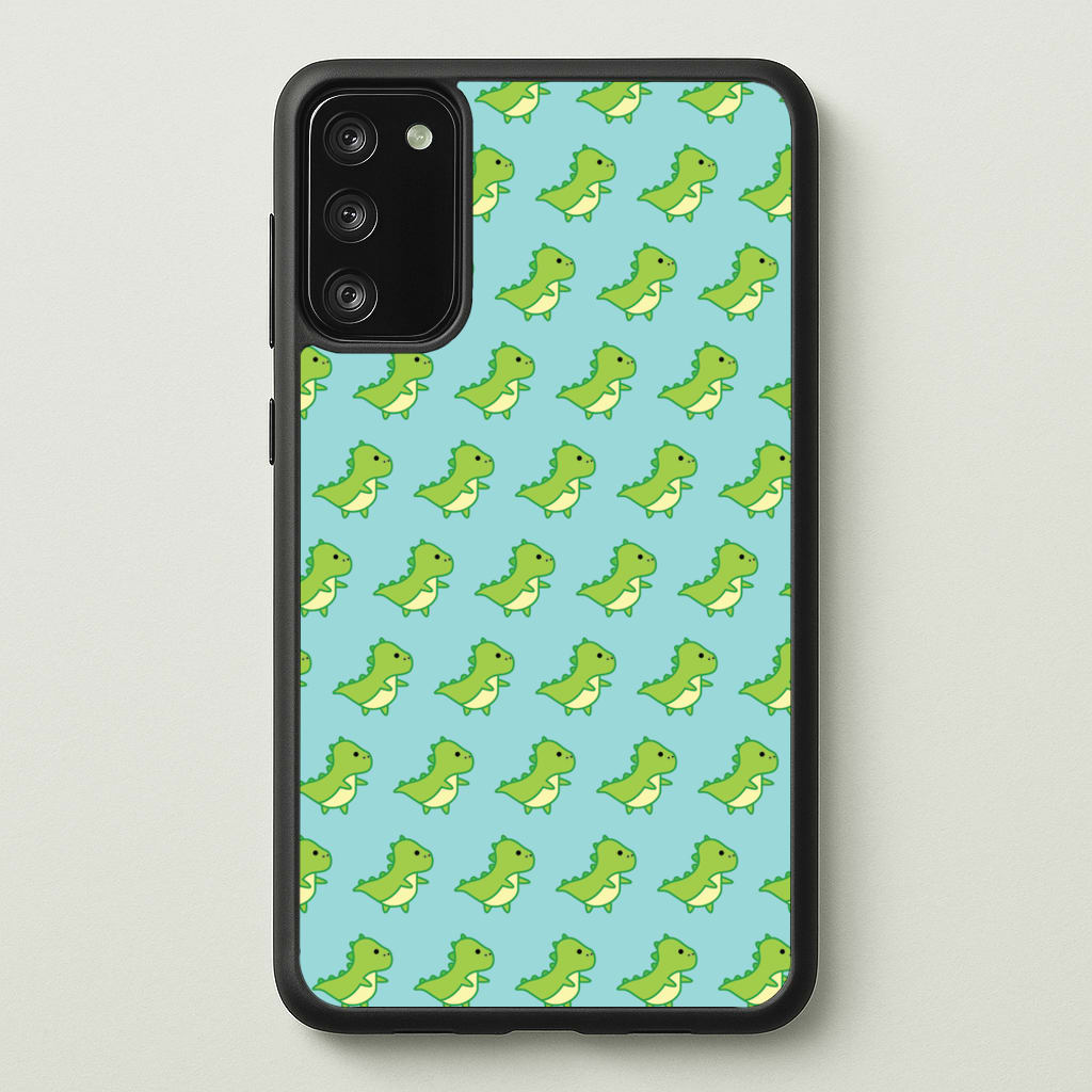 Green Dinosaurs Pattern - Dinosaurs - Dinosaurs Phone Case for Galaxy A41