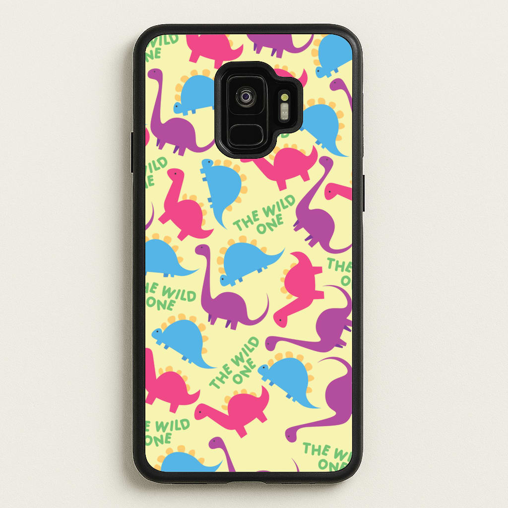 The Wild One - Dinosaurs - Dinosaurs Phone Case for Galaxy S9