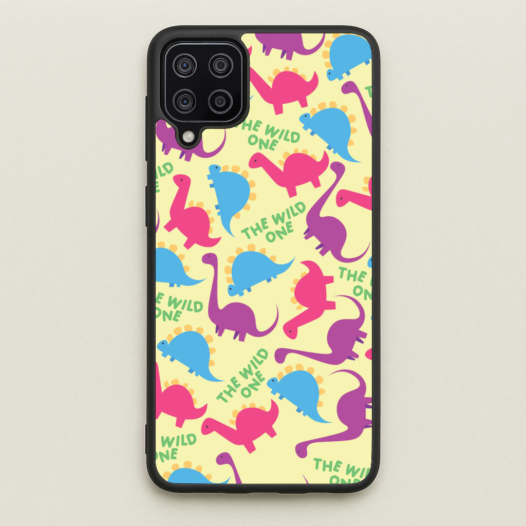 The Wild One - Dinosaurs - Dinosaurs Phone Case for Galaxy A12
