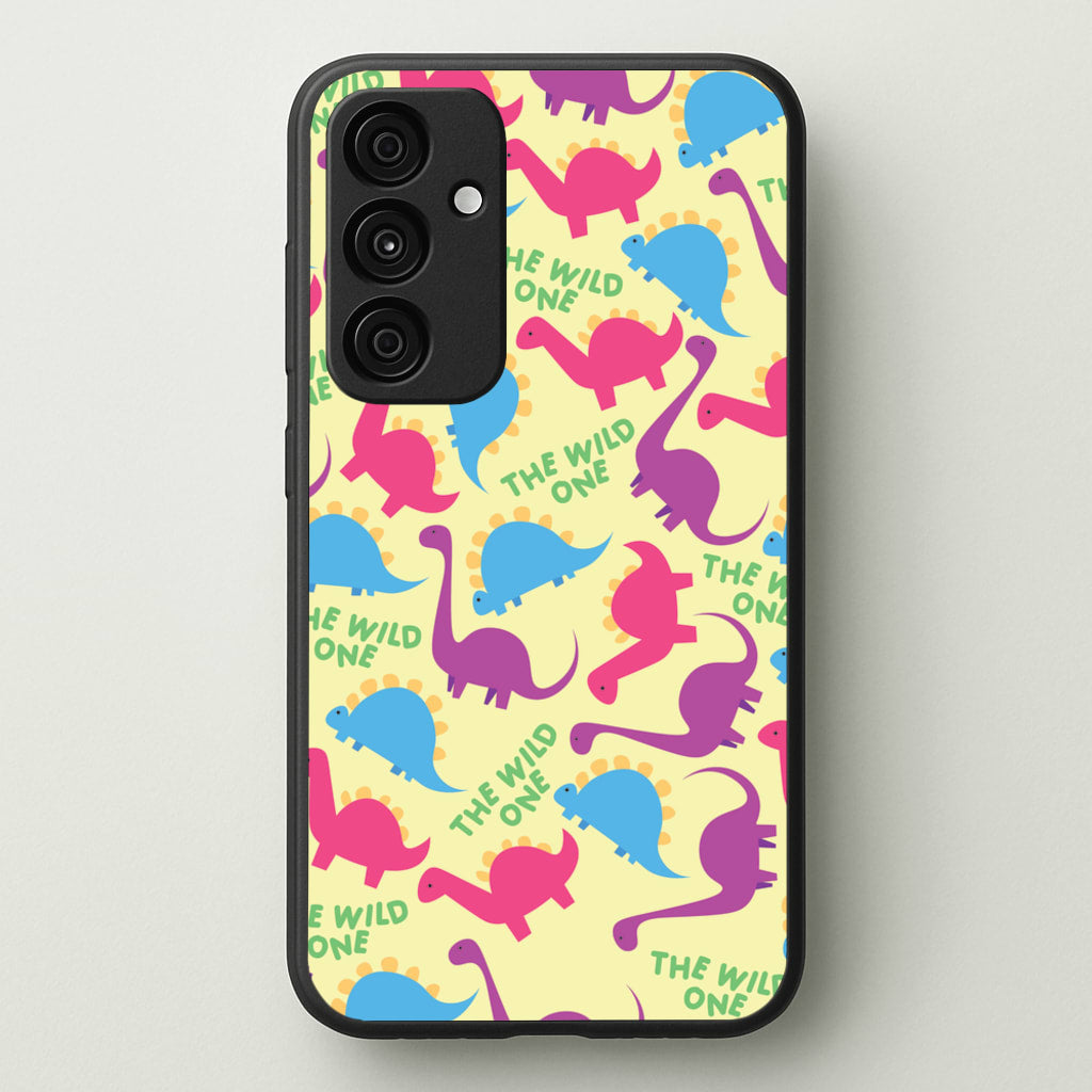 The Wild One - Dinosaurs - Dinosaurs Phone Case for Galaxy A35
