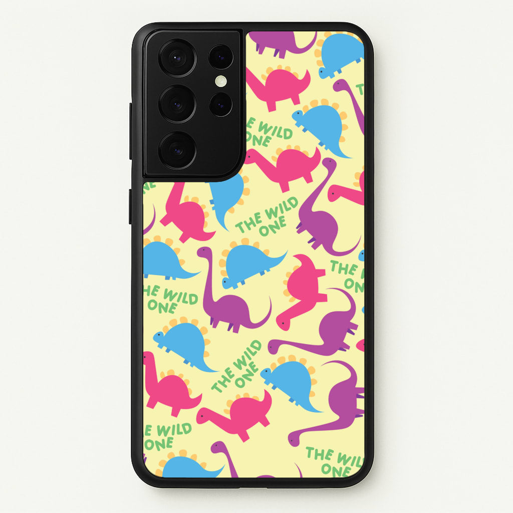The Wild One - Dinosaurs - Dinosaurs Phone Case for Galaxy S21 Ultra